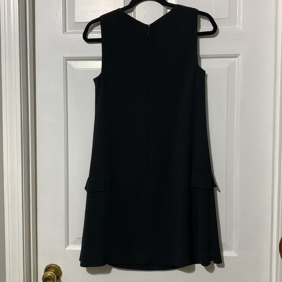 Liz Claiborne sleeveless black dress with optional slits with zippers both sides - Picture 7 of 13